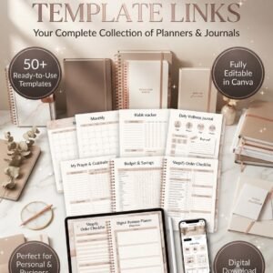 50 CANVA TEMPLATE PLANNER LINKS